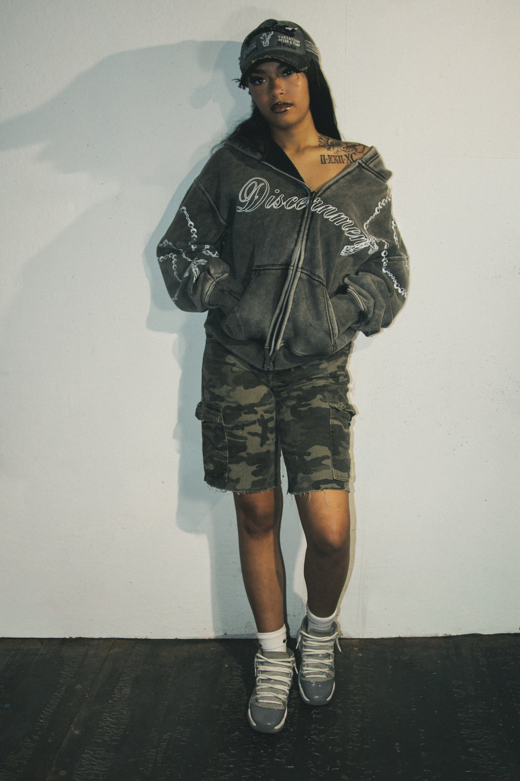 "Discernment" Zip Up Hoodie